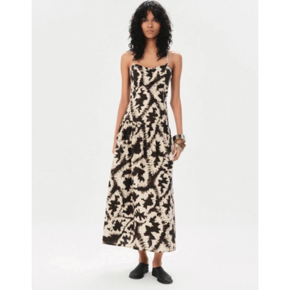 Maria Cher Santa Rita Marie Dress in Ethnic Ecru M